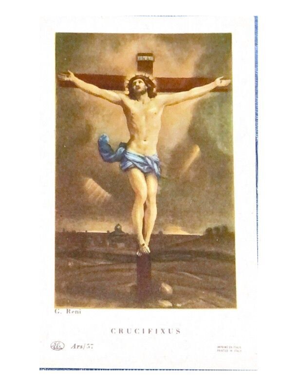 Santino da collezione  - Crucifixus-Usato