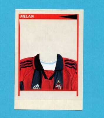 Figurina - Calciatori Panini 1998-99 - Sticker Maglia Milan per transfer giocatore -   Nuova - ITALIA Figurina - Calciatori Panini 1998-99 - Sticker Maglia Milan per transfer giocatore -   Nuova - ITALIA