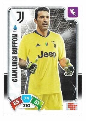 Trading card Adrenalyne 2020-21 - N°2 Gialuigi Buffon Juventus