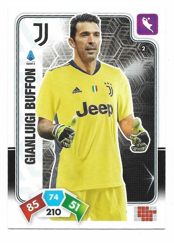 Trading card Adrenalyne 2020-21 - N°2 Gialuigi Buffon  Juventus