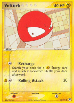 Carta pokemon Voltorb (HL 80)-EX Leggende Nascoste-C - lingua ITA-condizione NM