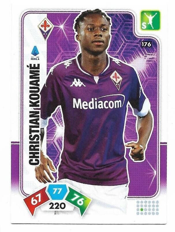 Trading card Adrenalyne 2020-21 - N°176 Christian Kouamé  Fiorentina