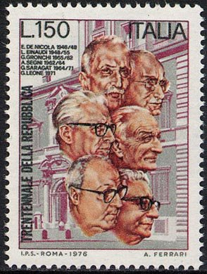 Francobollo Usato Rep. Italiana 1976 30^ ANNIVERSARIO DELLA REPUBBLICA ITALIANA 150 Lire Francobollo Usato Rep. Italiana 1976 30^ ANNIVERSARIO DELLA REPUBBLICA ITALIANA 150 Lire