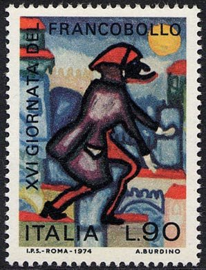 Francobollo Usato Rep. Italiana 1974 16^ GIORNATA DEL FRANCOBOLLO '74 90 Lire Francobollo Usato Rep. Italiana 1974 16^ GIORNATA DEL FRANCOBOLLO '74 90 Lire