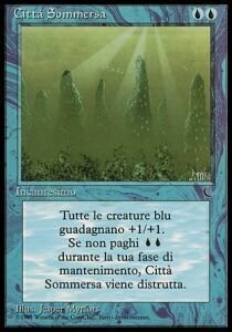 Carta MTG-Città Sommersa-L'Oscruritò-ITA-EX-Common