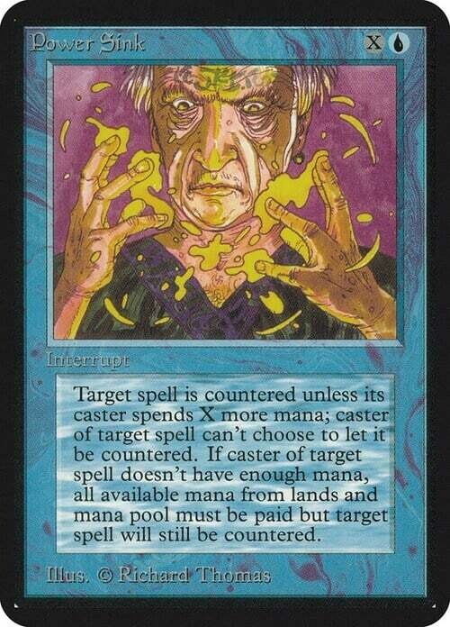 Carta MTG-Debolezza Magica-Alpha-EN-LP-common
