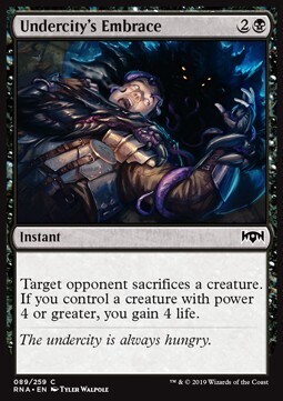 Carta MTG-Abbraccio della Città Sepolta-Ravnica Allegiance-Near Mint-C-Italiano