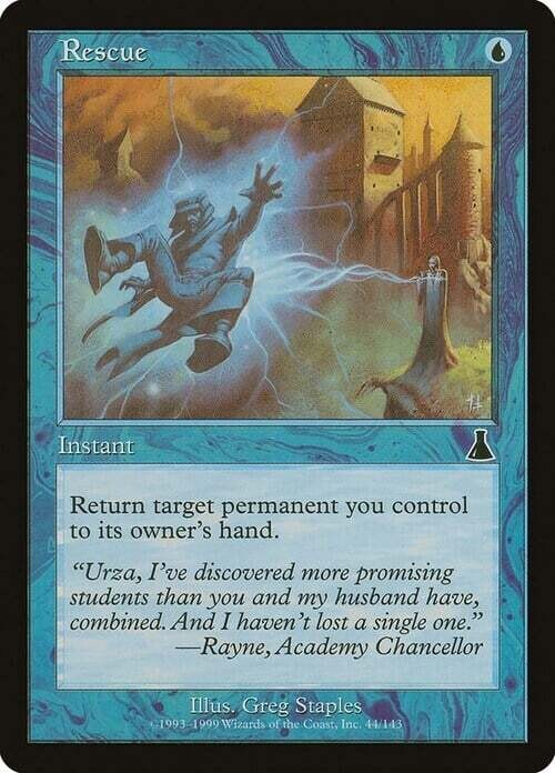 Carta MTG-Salvataggio-Destino di Urza-EN-LP-Common