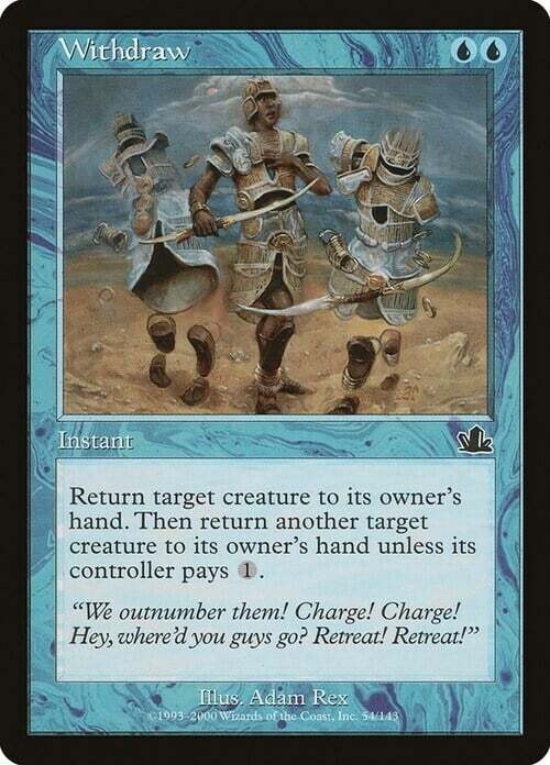Carta MTG-Ritirata-Profezia-ITA-Good-Common
