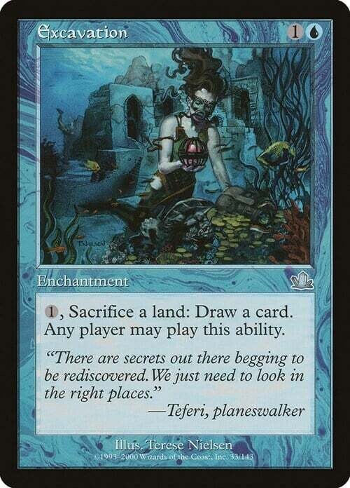 Carta MTG-Scavo-Profezia-ITA-EX-Uncommon