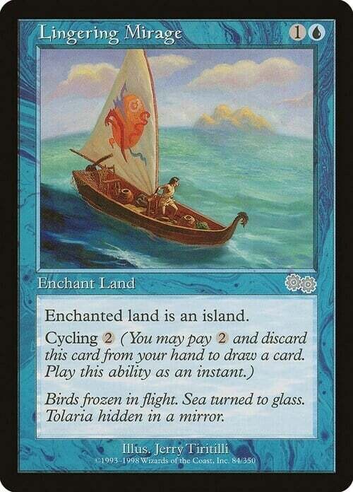 Carta MTG-Miraggio Persistente-Saga di Urza-EN-EX-Uncommon