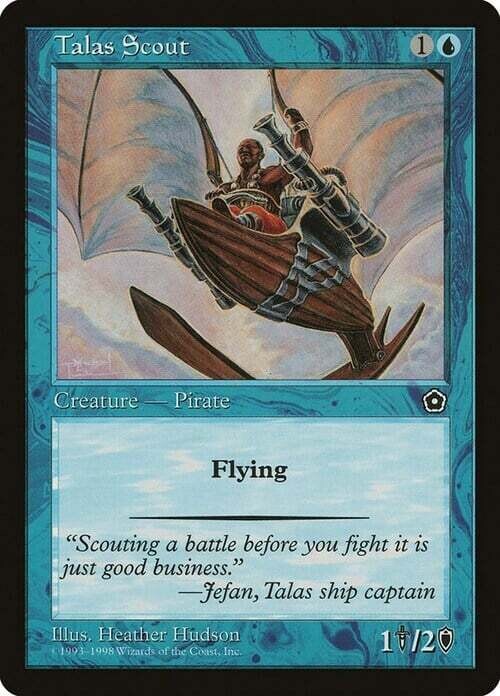 Carta MTG-Esploratore Talas (V.1)-Portal Seconda Era-ITA-EX-Common