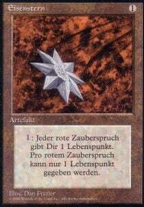 Carta MTG-Stella di Ferro-Foreign Black Bordered-ITA-LP-Uncommon