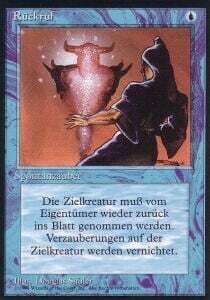 Carta MTG-Controevocazione-Foreign Black Bordered-ITA-LP-Common