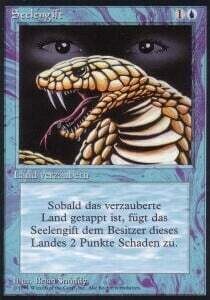 Carta MTG-Veleno Psichico-Foreign Black Bordered-ITA-Poor-Common