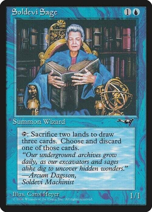 Carta MTG-Saggio di Soldevi (V.1)-Alleanze-ITA-Good-Common