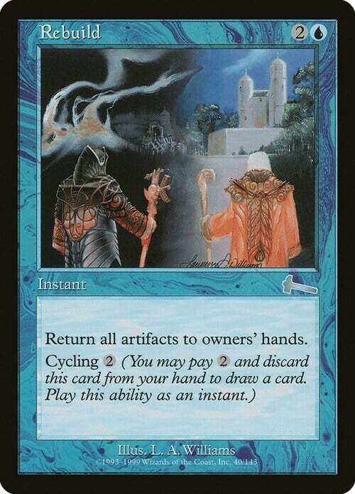 Carta MTG-Ricostruire-Eredità di Urza-ITA-EX-Common