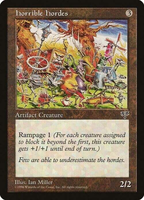 Carta MTG-Orde Orribili-Mirage-ITA-Good-Uncommon