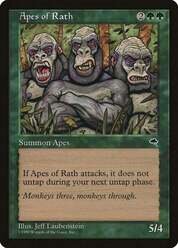 Carta MTG-Scimmie di Rath-Tempesta-ITA-EX-Common