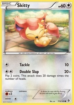 Carta pokemon Skitty (BCR 113)-Confini Varcati-C - lingua ITA-condizione EX