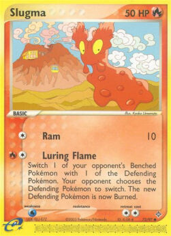Carta pokemon Slugma (DR 72)-EX Drago-C - lingua ITA-condizione EX