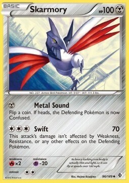 Carta pokemon Skarmory (BCR 96)-Confini Varcati-U - lingua ITA-condizione EX Carta pokemon Skarmory (BCR 96)-Confini Varcati-U - lingua ITA-condizione EX