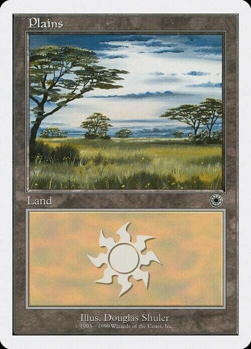 Carta MTG-Pianura (V.8)-Battle Royale-EN-Good-Terra base