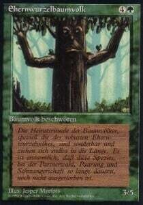 Carta MTG-Silvantropi Radice di Ferro-Foreign Black Bordered-ITA-LP-Common