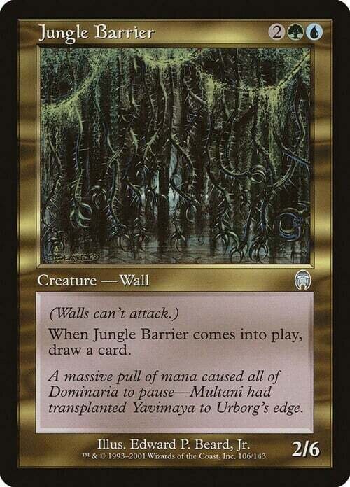 Carta MTG-Barriera di Giungla-Apocalisse-ITA-LP-Uncommon