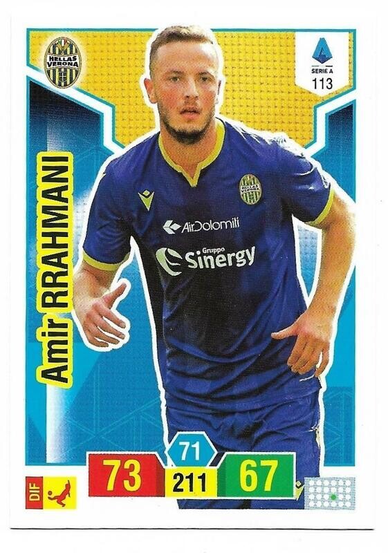 Trading card Adrenalyne 2019-20 - N°113 Amir Rrahmani  Verona