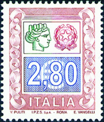 Francobollo Usato Rep. Italiana 2004 ALTI VALORI € 2,80