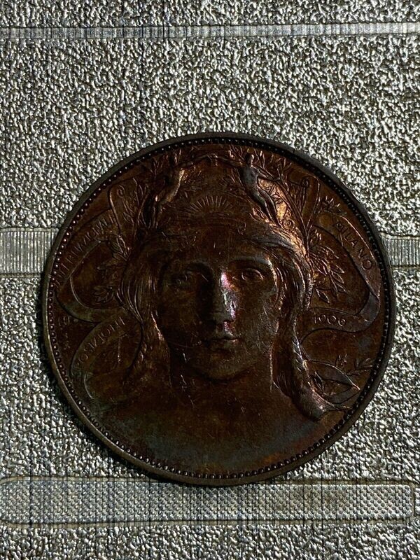 Moneta - Italia Buono da  20 C -entesimi, 1906 Esposizione mondiale Milano