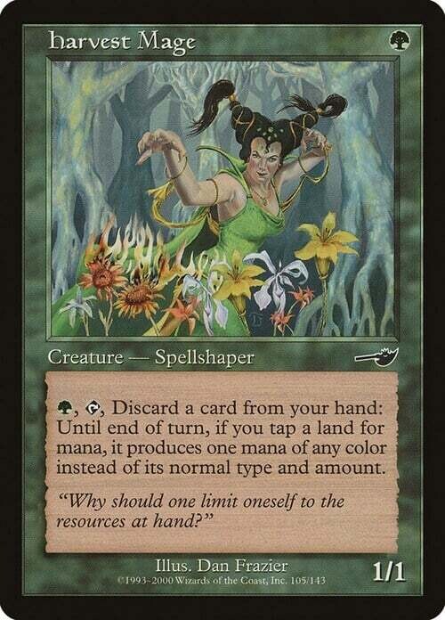 Carta MTG-Maga del Raccolto-Nemesis-ITA-Good-Common