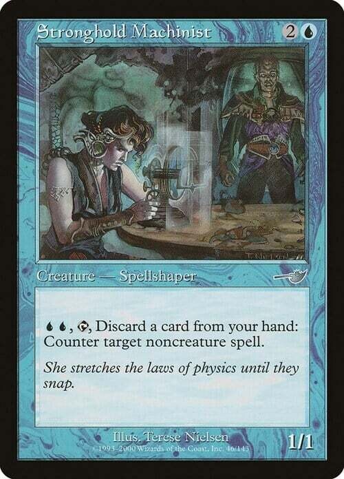 Carta MTG-Macchinista della Fortezza-Nemesis-ITA-EX-Uncommon
