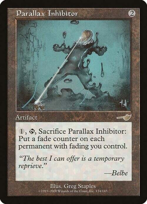 Carta MTG-Inibitore Parallattico-Nemesis-EN-Good-Rare