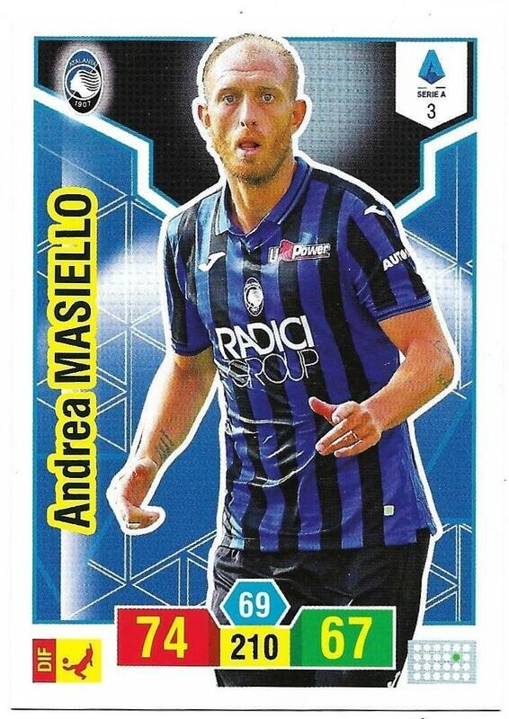 Trading card Adrenalyne 2019-20 - N°3 Andrea Masiello  Atalanta