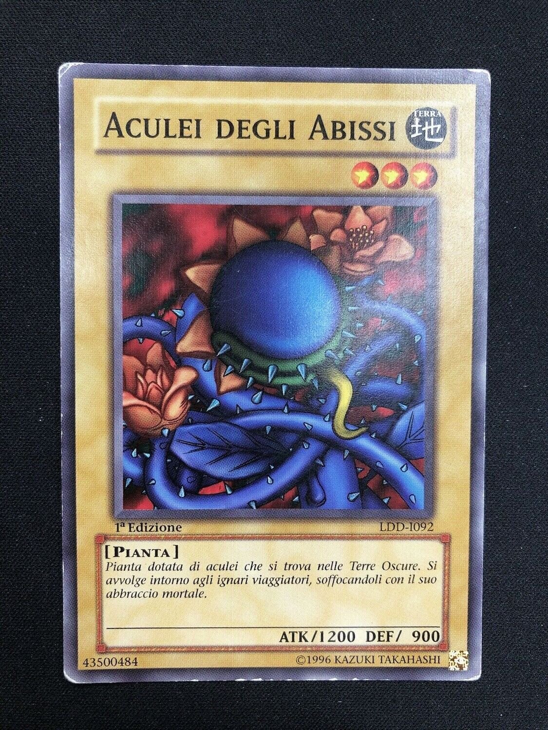 Carta YUGIOH-Aculei degli Abissi (V.1)-LDD-ITA-Good-Common