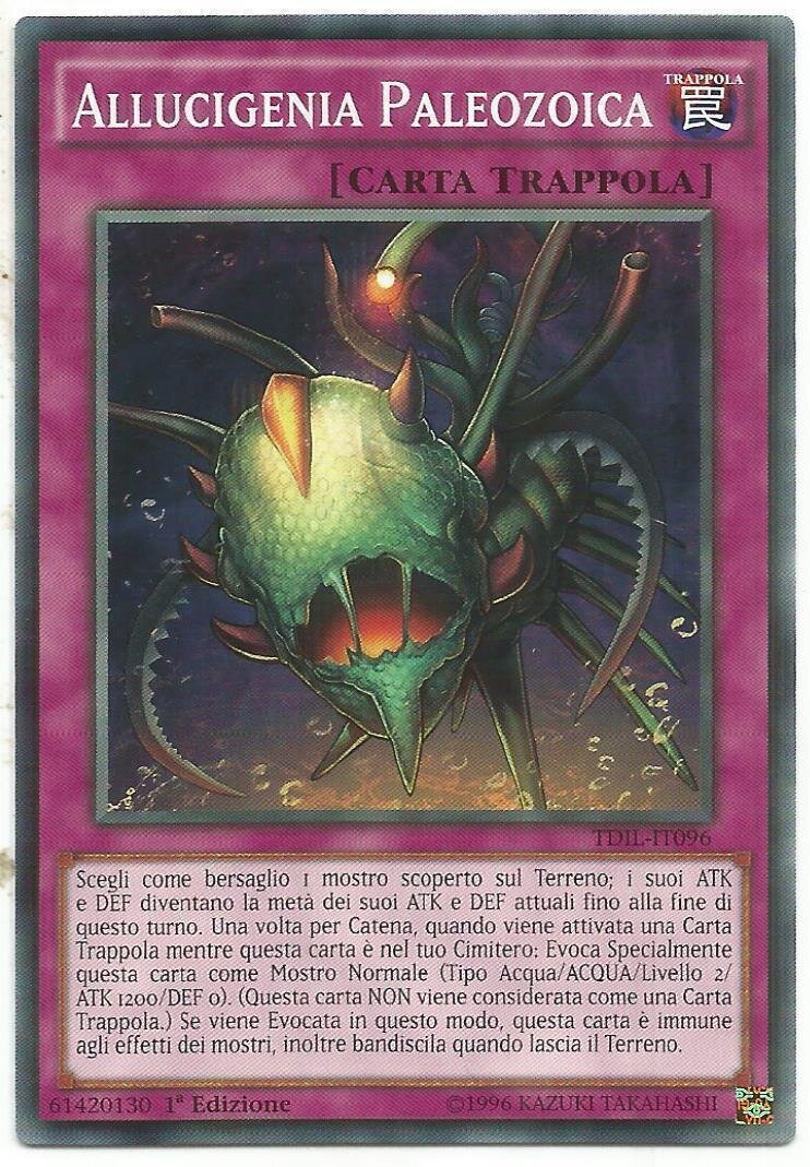 Carta YUGIOH-Allucigenia Paleozoica-TDIL-ITA-EX-Common 1.Ed