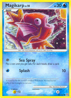 Carta pokemon Magikarp Lv.10 (STF 65)-Fronte di Tempesta-C - lingua EN-condizione EX