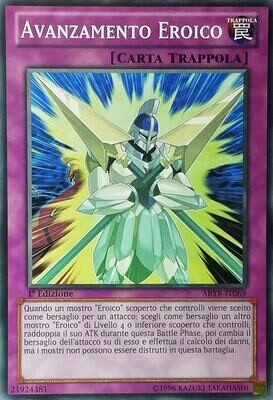 Carta YUGIOH-Avanzamento Eroico-ABYR-ITA-Good-Common 1.Ed