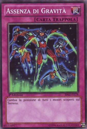 Carta YUGIOH-Assenza di Gravità (V.1)-BP02-ITA-Good-Common 1.Ed
