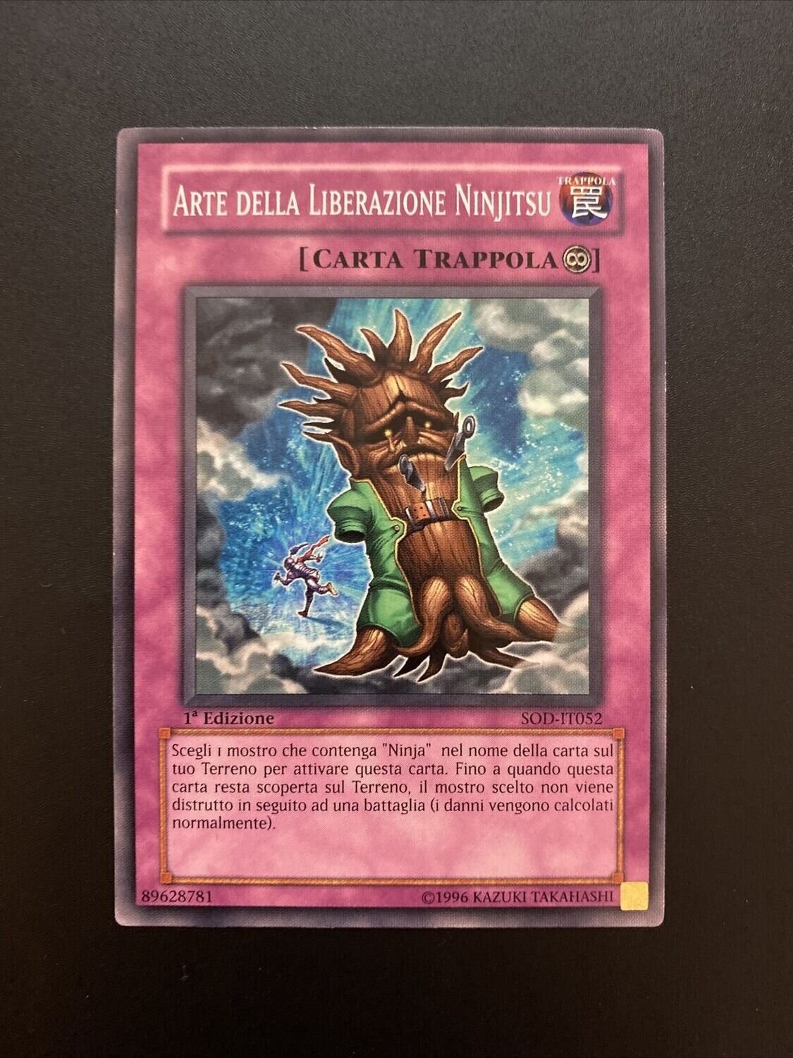 Carta YUGIOH-Arte della Liberazione Ninjitsu-SOD-ITA-Good-Common