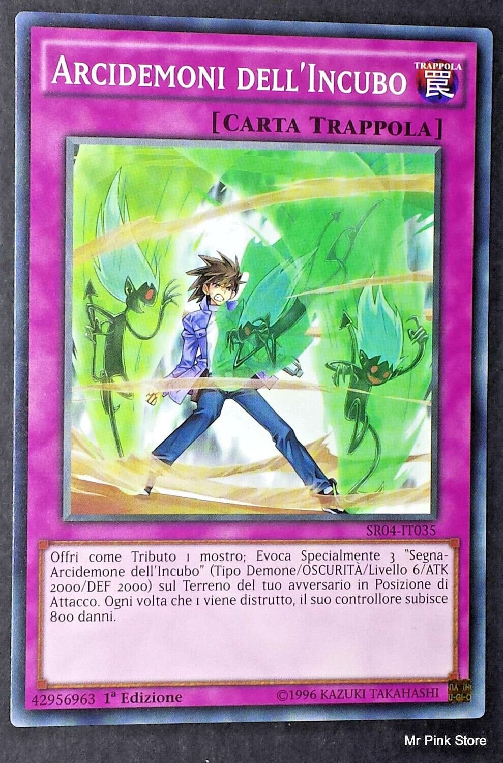 Carta YUGIOH-Arcidemoni dell'Incubo-SR04-ITA-EX-Common 1.Ed