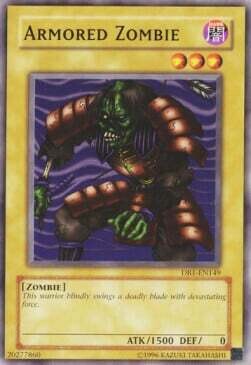 Carta YUGIOH-Armored Zombie-DB1-EN-EX-Common