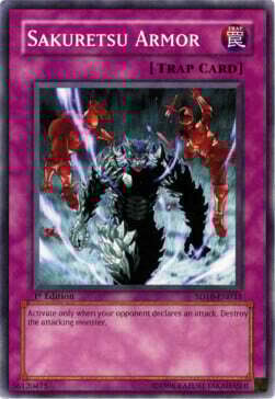 Carta YUGIOH-Armatura Sakuretsu-SD10-ITA-Poor-Common