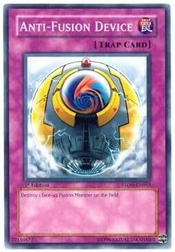 Carta YUGIOH-Anti-Fusion Device-STON-EN055-EN-Good-Common 1.Ed