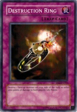 Carta YUGIOH-Anello Distruttivo-DR2-IT102-ITA-Poor-Common