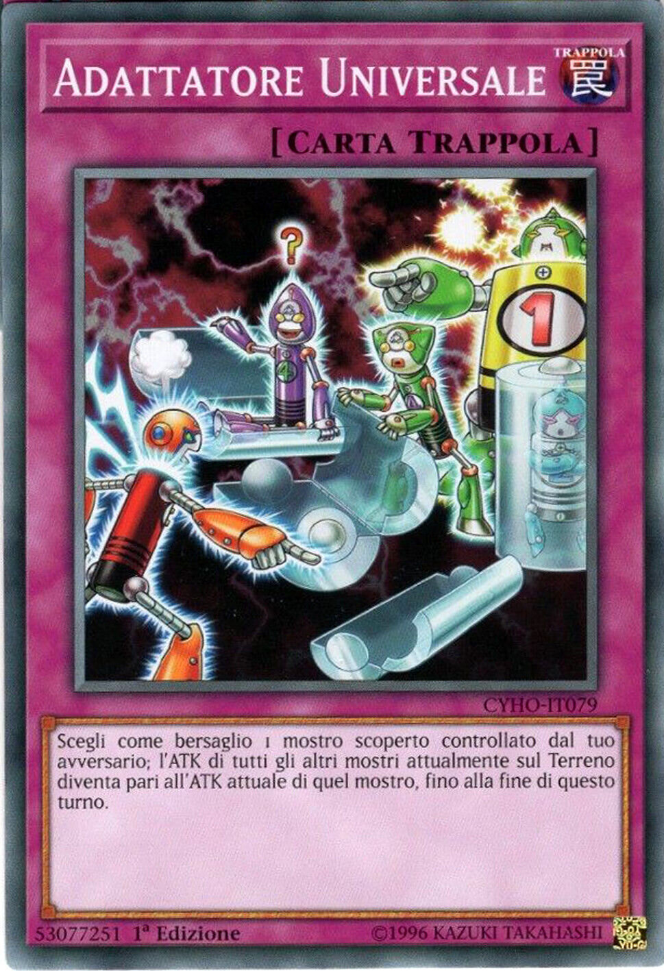 Carta YUGIOH-Adattatore Universale-CYHO-IT079-ITA-NM-Common 1.Ed