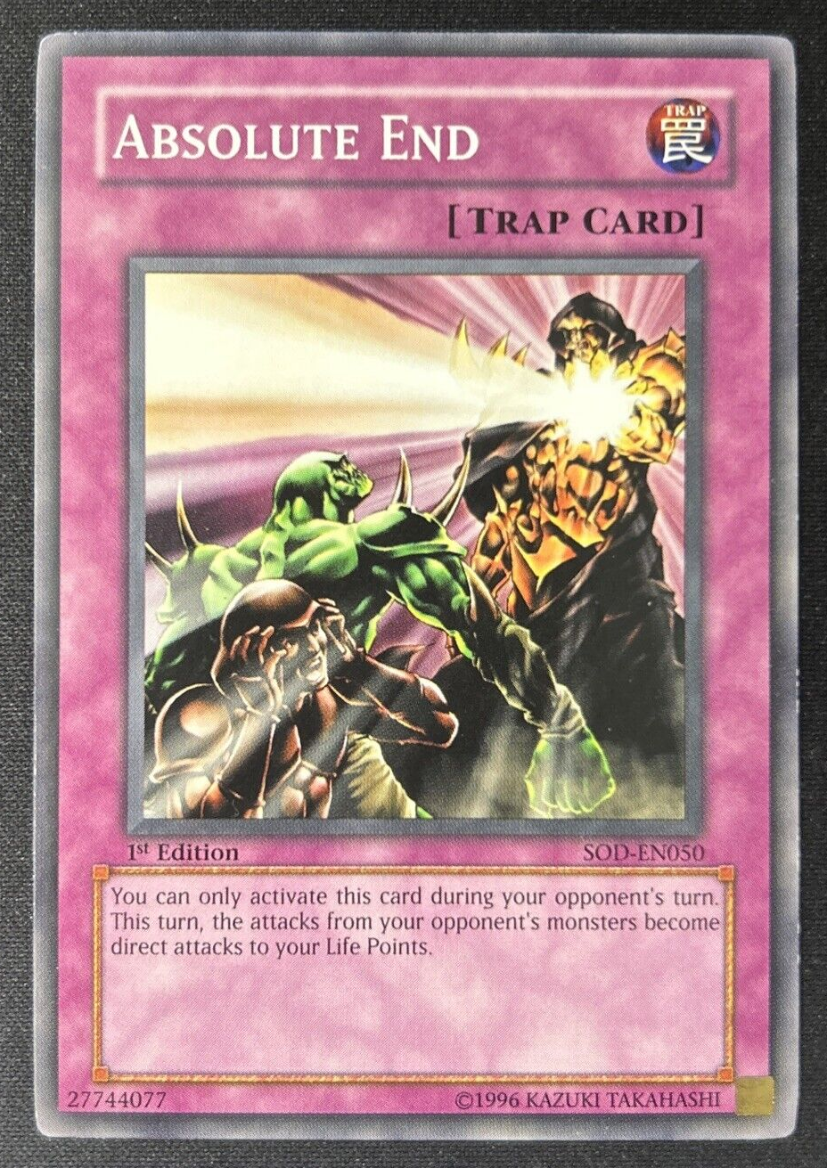 Carta YUGIOH-Absolute End-SOD-EN050-EN-Good-Common
