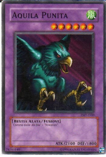 Carta YUGIOH-Aquila Punita-PMT-I100-ITA-Good-Common
